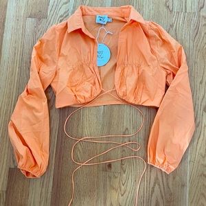 Orange Princess Polly Shirt, US Size 8, Never Worn